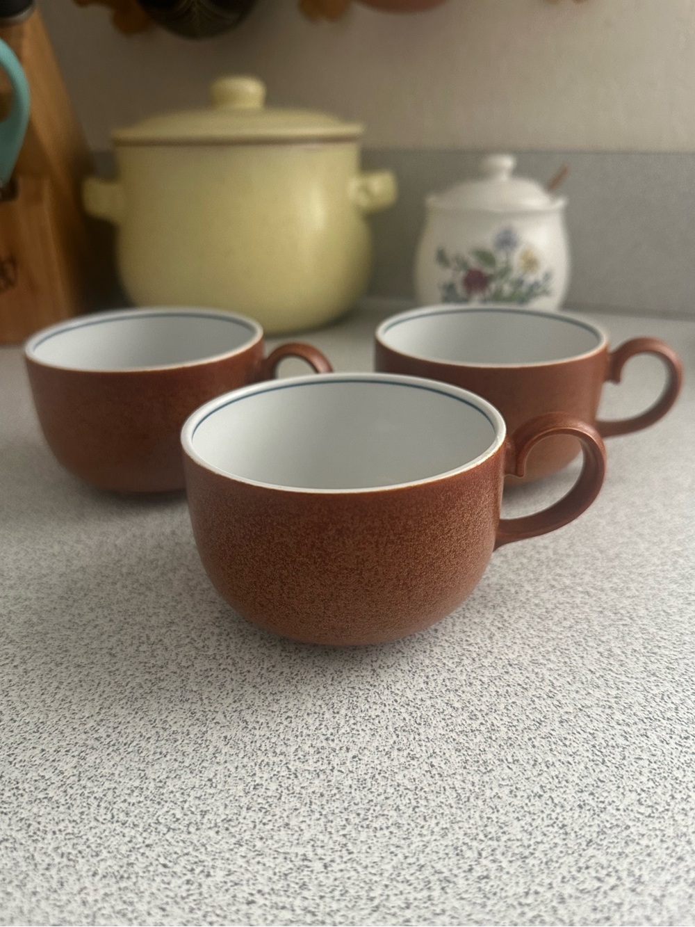 Vintage Villeroy & Boch Chekiang Tea/Coffee Cups - Set of 3